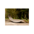 Fire Pit Art Crescent Log Wood Rack -  Stainless Steel