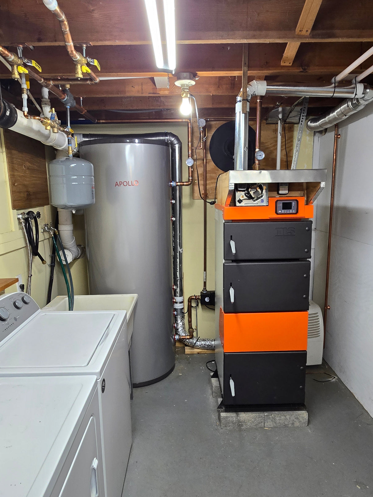 APOLLO DHW120 MAX - Stainless Combined Indirect Water Heater Tank