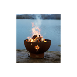 Fire Pit Art Tropical Moon Fire Pit