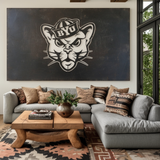 The BYU Cat- Metal Wall Art - Landscape Forge