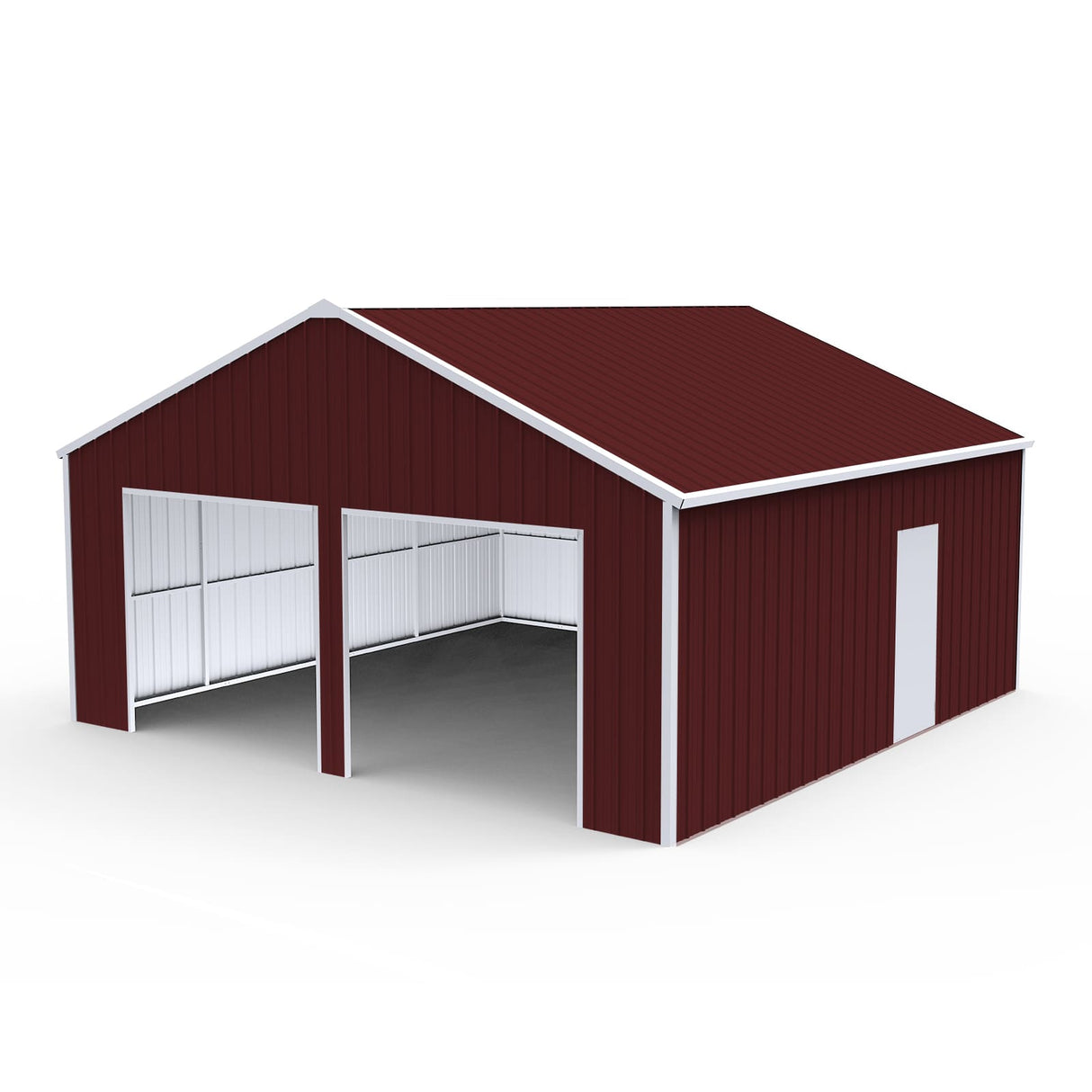 22FT × 23FT Double Garage Metal Storage Building K2223G