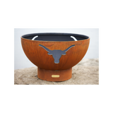 Fire Pit Art Long Horn Fire Pit