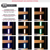 Allavino Reserva Series 46.8” Stainless Steel Side‑by‑Side Beverage Center BF 2X‑VSBC24L‑SS