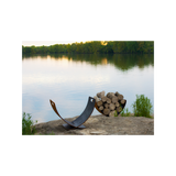 Fire Pit Art Wings of Flight Firewood Holder