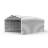 20FT × 30FT Metal Garage Heavy-Duty Steel Carport with 13FT Peak Roof