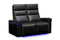 Valencia Monza Leather Home Theater Seating With Carbon Fiber Panel