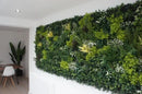 Designer Plants USA Garden of Eden 40"x40" Metal-Backed UV Fire-Resistant Green Wall