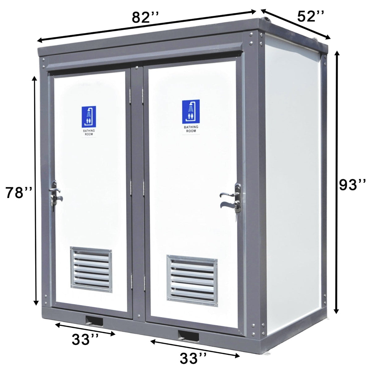 Chery Industrial Bastone 2 Private Mobile Shower Room Portable Bathroom Unit