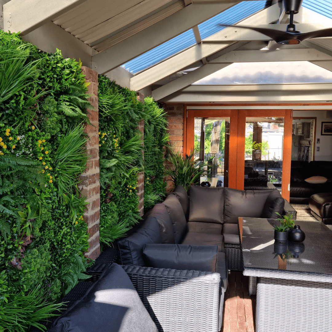 Designer Plants USA Luxury Country Fern Artificial Vertical Garden 40" x 40" 11SQ FT Commercial Grade UV Resistant