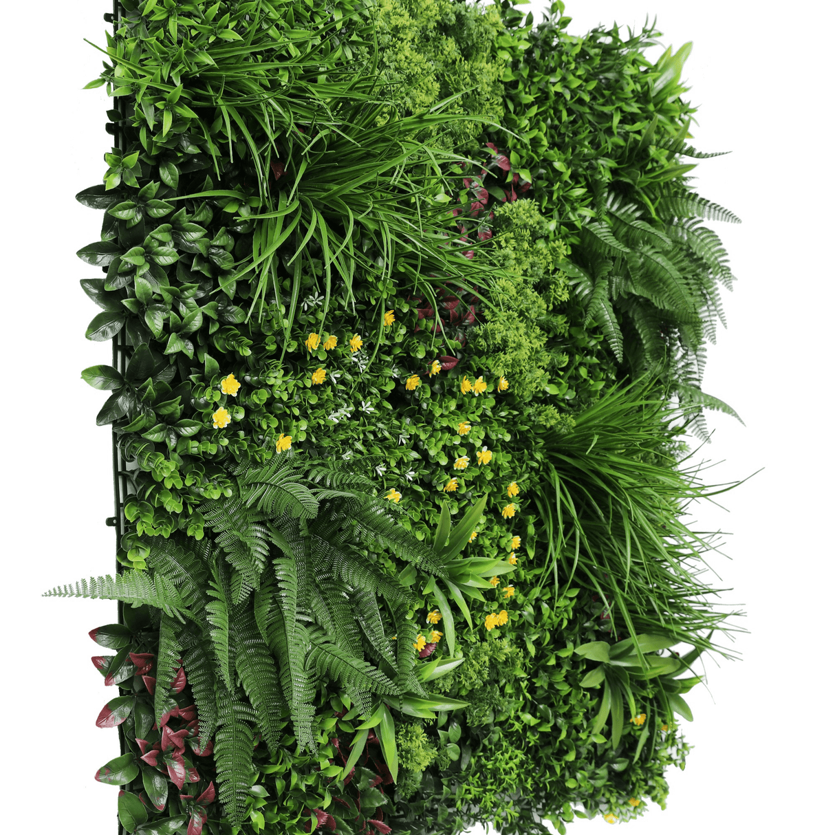 Designer Plants USA Luxury Country Fern Artificial Vertical Garden 40" x 40" 11SQ FT Commercial Grade UV Resistant
