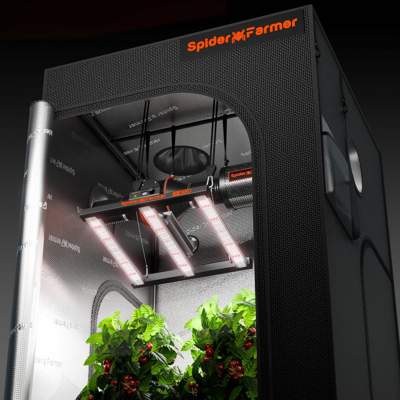Spider Farmer SE1500 150 Watt Samsung LM301H EVO Led Grow Light High Efficacy for 2x2FT