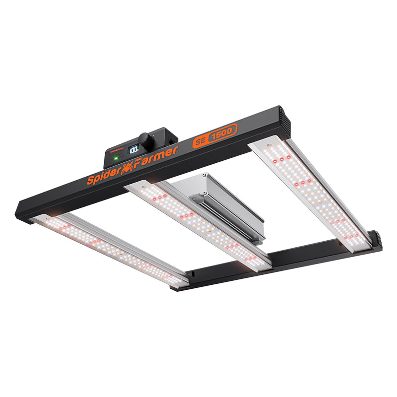 Spider Farmer SE1500 150 Watt Samsung LM301H EVO Led Grow Light High Efficacy for 2x2FT