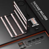 Spider Farmer SE5000 480 Watt LED Grow Light Samsung LM301H EVO Dimmable High Yields for 4x4FT