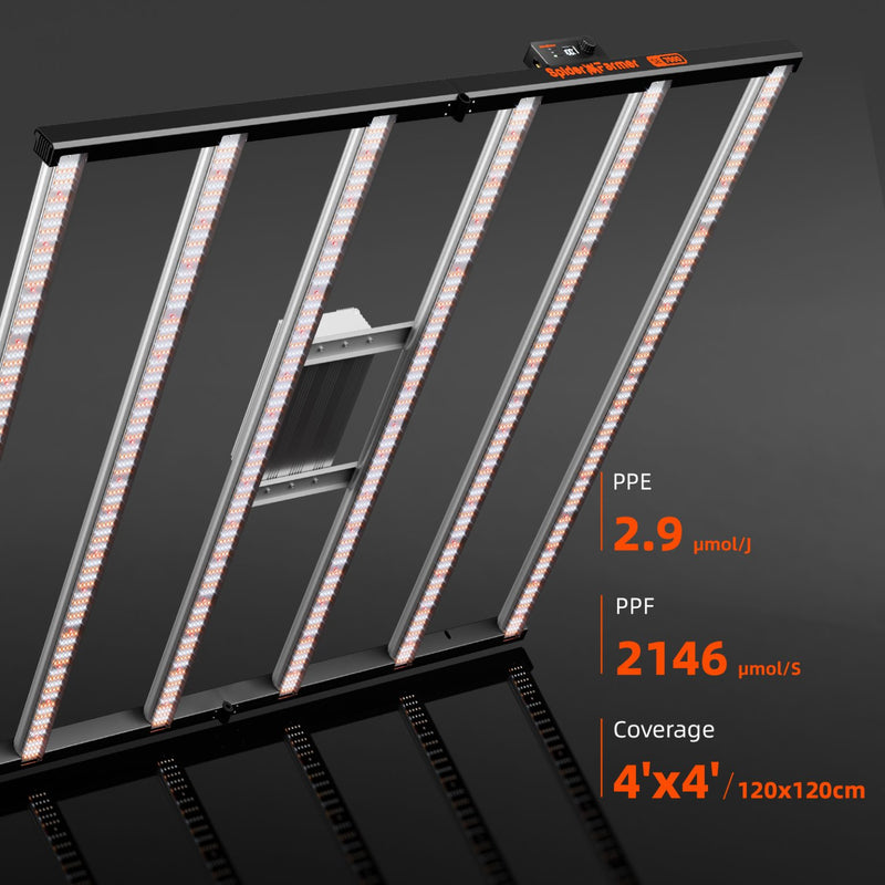 Spider Farmer SE7000 730 Watt Led Grow Light Samsung LM301H EVO High Yields Commercial Lighting for 4x4FT
