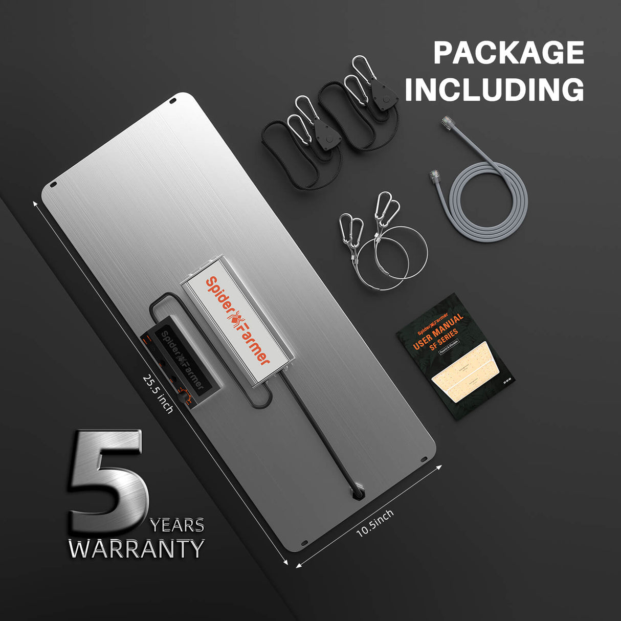 Spider Farmer SF2000 Samsung LM301H EVO 200 Watt LED Grow Light For 4×2’/5×3′