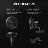 Spider Farmer 2’x2′X4.6′ Complete Grow Tent Kit SF1000D LED Grow Light 6” Clip Fan 4” Ventilation System