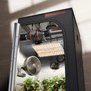 Spider Farmer 2’x2′X4.6′ Complete Grow Tent Kit SF1000D LED Grow Light 6” Clip Fan 4” Ventilation System