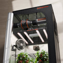 Spider Farmer 3’x3′X6′ Complete Grow Tent Kit G3000 LED Grow Light 6” Clip Fan 4” Ventilation System