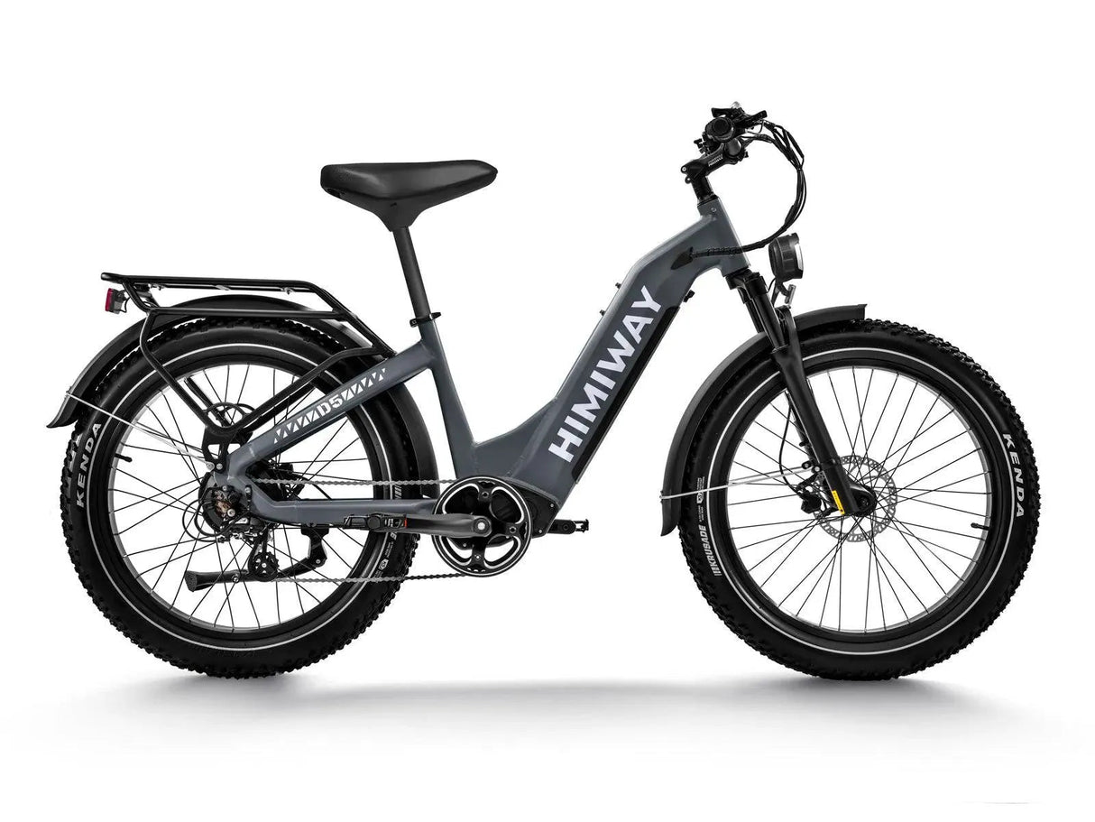 Himiway D5 ST (Zebra ST) 750W All-Terrain Step-Thru Fat Tire Electric Bike