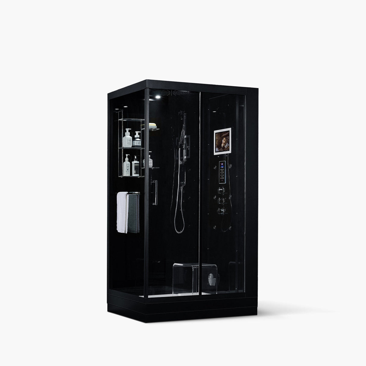 Maya Bath Platinum Lucca‑R 47″ × 33″ × 88″ Steam Shower