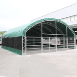 Chery Industrial 20’ x 20’ Livestock Corral Shelter with Front Door