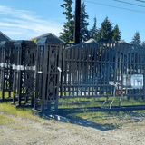 Chery Industrial 20ft Wrought Steel Garden Driveway Gate with Post