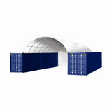 Chery Industrial 20x40 ft Container Shelter with Closed Back Panel