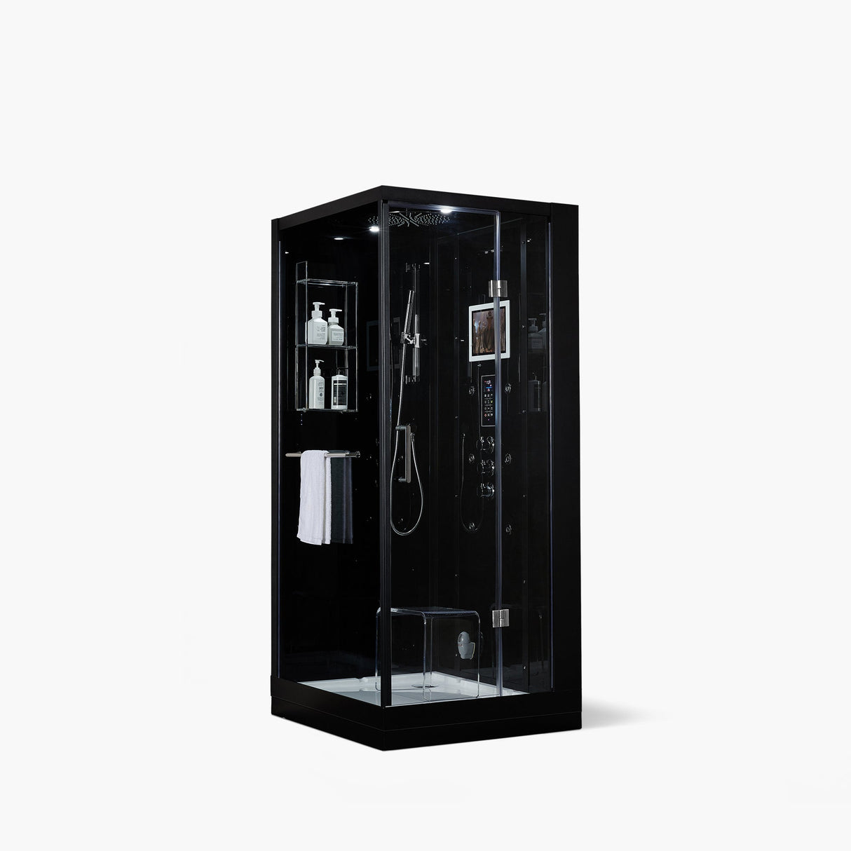 Maya Bath Platinum Arezzo‑R 37″ × 37″ × 88″ Steam Shower