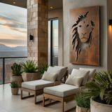 The King - Metal Wall Art