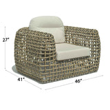 Skyline Design Dynasty 5-Piece Seating Set with Sunbrella Cushion