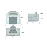 Skyline Design Dynasty Armchair with Sunbrella Cushion