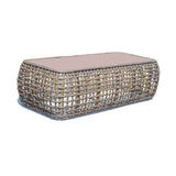 Skyline Design Dynasty Coffee Table with Glass
