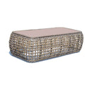 Skyline Design Dynasty Coffee Table with Glass