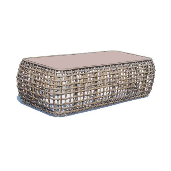 Skyline Design Dynasty Coffee Table with Glass