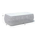 Skyline Design Dynasty Coffee Table with Glass