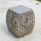 Skyline Design Dynasty Side Table with Glass