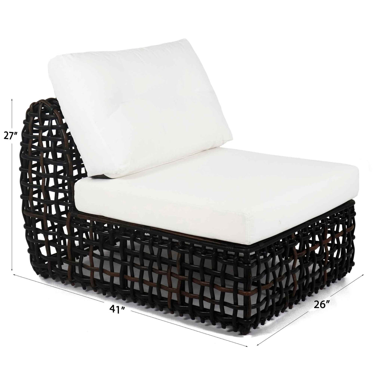 Skyline Design Dynasty Modular Center with Sunbrella Cushion
