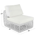 Skyline Design Dynasty Modular Center with Sunbrella Cushion