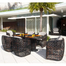 Skyline Design Dynasty 7-Piece Dining Set with Sunbrella Cushion