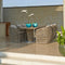 Skyline Design Dynasty 7-Piece Dining Set with Sunbrella Cushion