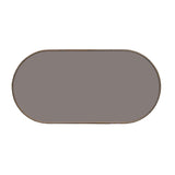 Skyline Design Dynasty Oval Dining Table with Glass
