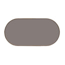 Skyline Design Dynasty Oval Dining Table with Glass