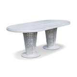 Skyline Design Dynasty 7-Piece Dining Set with Sunbrella Cushion