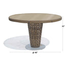 Skyline Design Dynasty 5-Piece Dining Set with Sunbrella Cushion