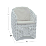 Skyline Design Dynasty Dining Armchair with Sunbrella Cushion