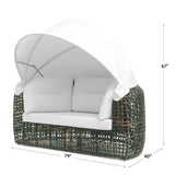 Skyline Design Dynasty Daybed with Canopy and Sunbrella Cushions