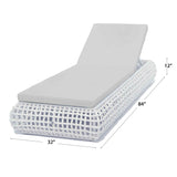 Dynasty Chaise Lounger with Sunbrella Cushion