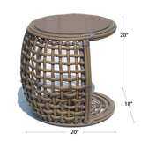 Skyline Design Dynasty Auxiliary Table with Glass