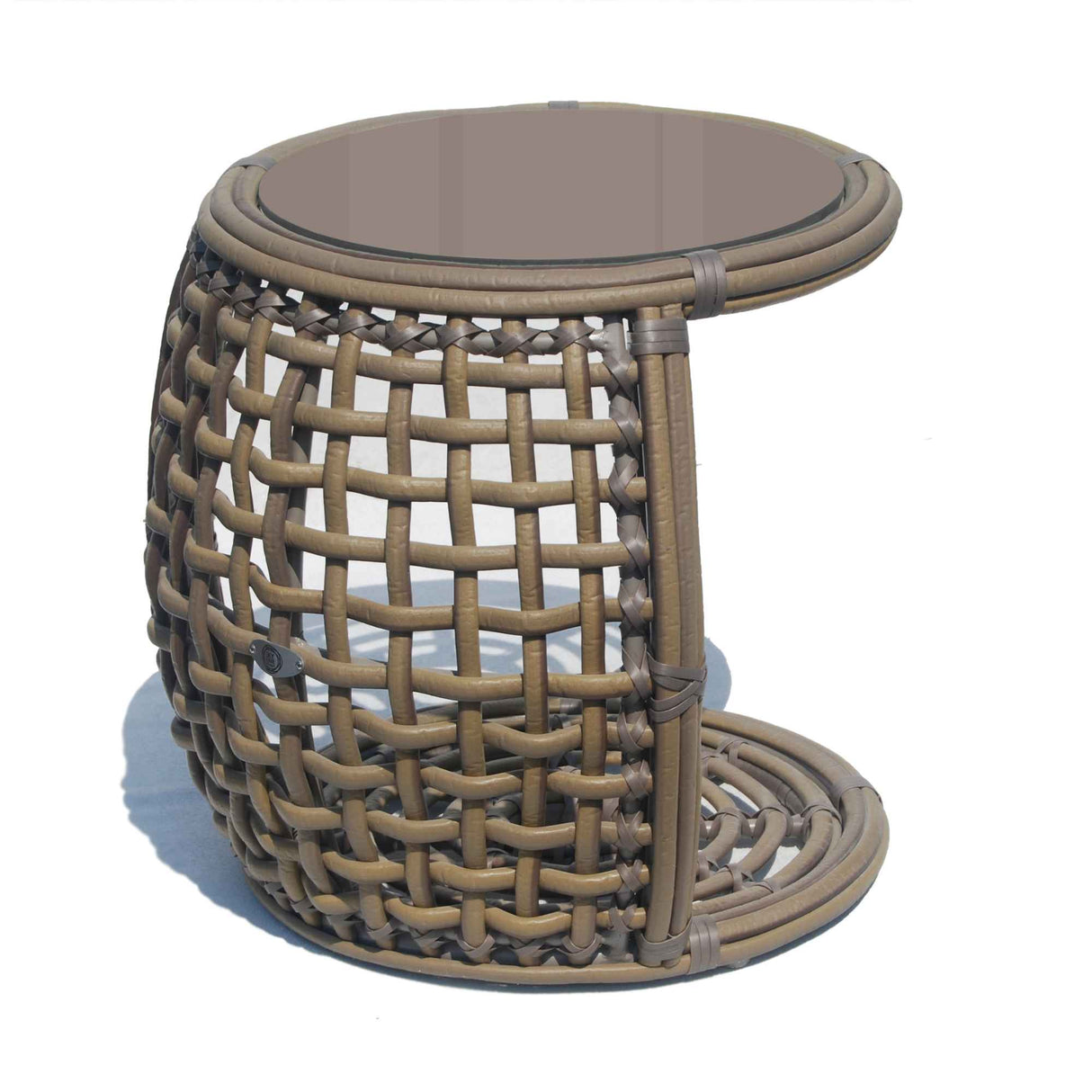 Skyline Design Dynasty Auxiliary Table with Glass