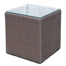Skyline Design Anibal Side Table with Glass